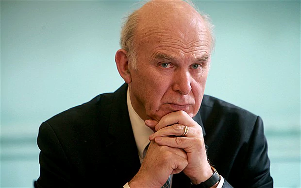 Vince Cable Vince Cable Bankers are not motivated by money Telegraph