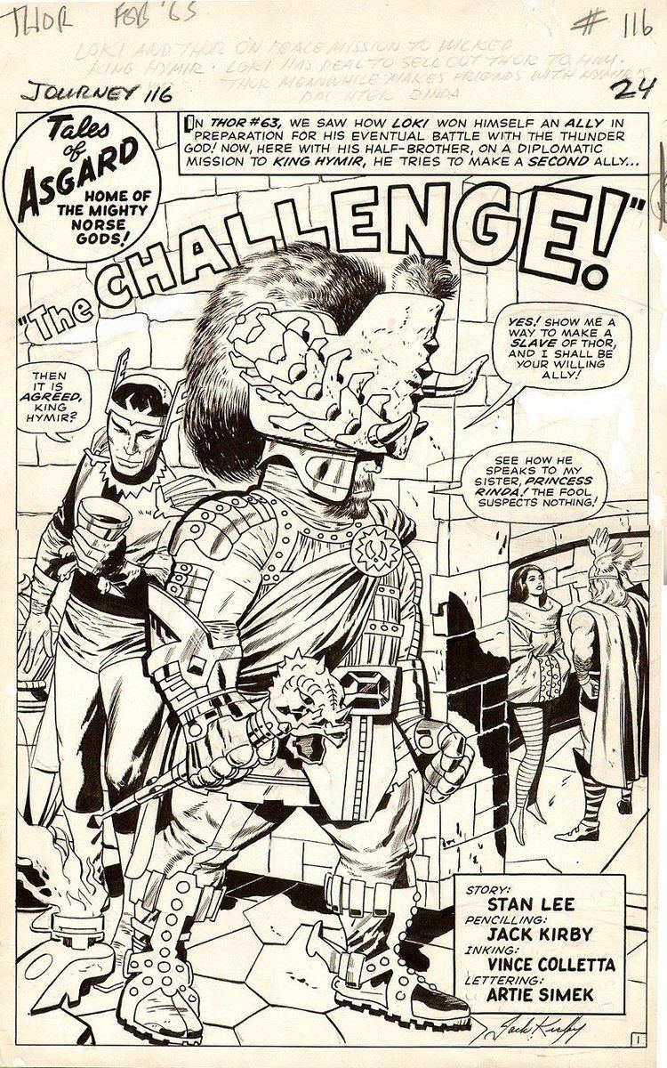 Vince Colletta The Marvel Age of Comics The splash page to the Tales of