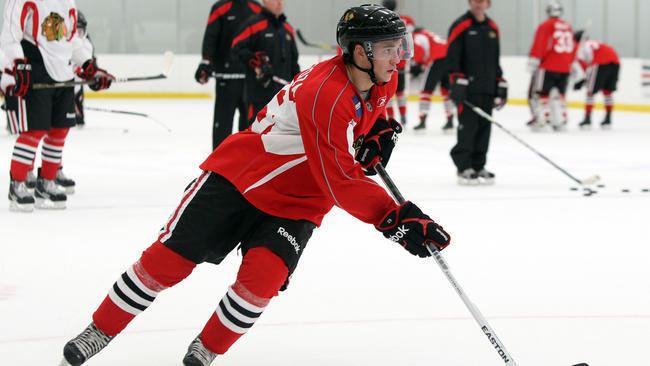 Vince Hinostroza Young players aim to make impression during Blackhawks