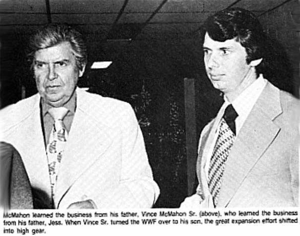 Vince McMahon Sr. Vince McMahon with his Father Vince McMahon Senior WWE Superstars
