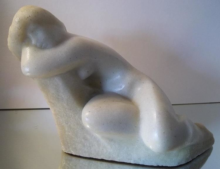 Vincent Glinsky Seated Nude Sculpture by Vincent Glinsky
