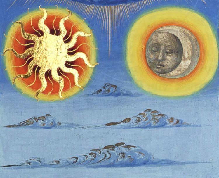 Vincent of Beauvais Sun and Moon Vincent of Beauvais Le Mirouer historial French