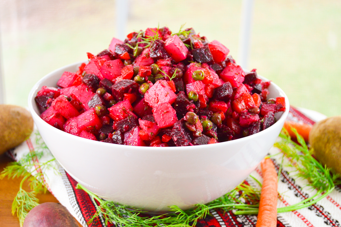 Vinegret Vinegret Russian Beet Potato Salad Whole Made Living