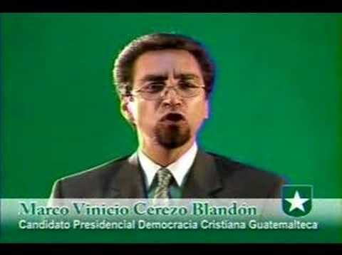 Vinicio Cerezo Marco Vinicio Cerezo Blandon DC YouTube