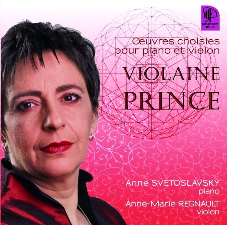 Violaine Prince Violaine PRINCE oeuvres pour violon et piano PassavantMusic