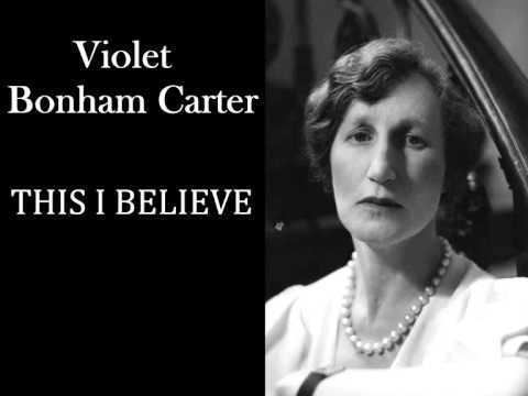 Violet Bonham Carter Lady Violet Bonham Carter This I Believe 1952 Radio