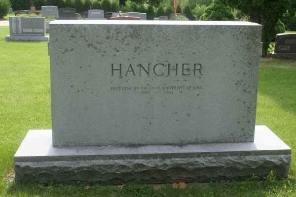 Virgil Melvin Hancher Virgil Melvin Hancher 1896 1965 Find A Grave Memorial
