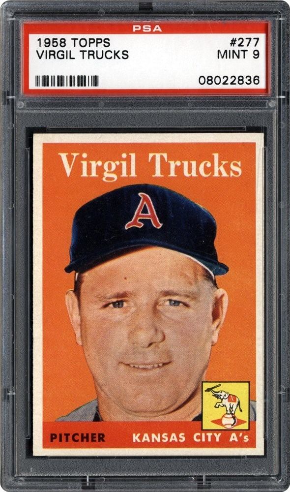 Virgil Trucks 1958 Topps Virgil Trucks PSA CardFacts