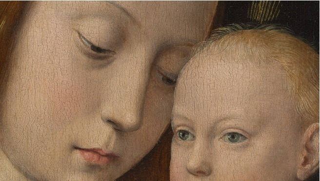 Virgin and Child (after van der Goes?)