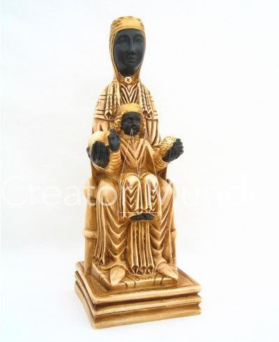 Virgin of Montserrat Our Lady of Montserrat Statue Creator Mundi