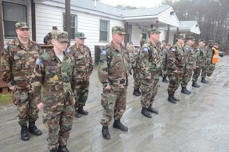 Virginia Defense Force VDF tackles training objectives during March assembly at Fort Pickett