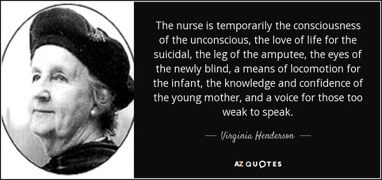 Virginia Henderson QUOTES BY VIRGINIA HENDERSON AZ Quotes