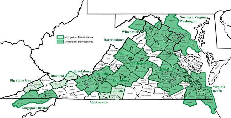 Virginia statistical areas