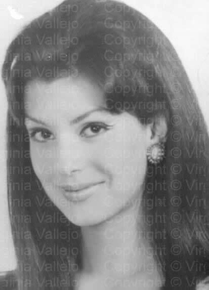 Virginia Vallejo's tight lipped smile