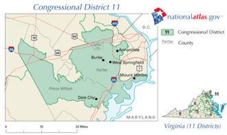 Virginia's 11th congressional district election, 2010 httpsuploadwikimediaorgwikipediacommonsthu
