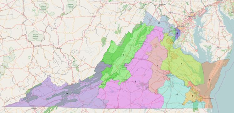 Virginia's congressional districts