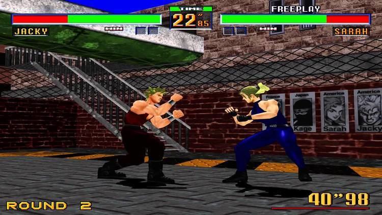 Virtua Fighter 2 Lets Play Virtua Fighter 2 XBLA Arcade Mode Stages 14 YouTube