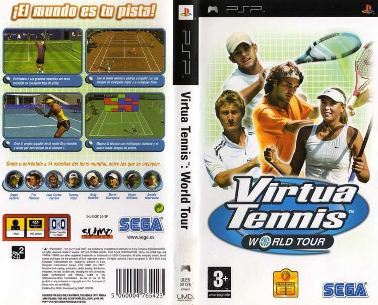 Virtua Tennis: World Tour wwwcaratulascomjuegoscaratulasVVirtuaTennis