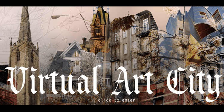 Virtual art Virtual Art City Participatory Creation