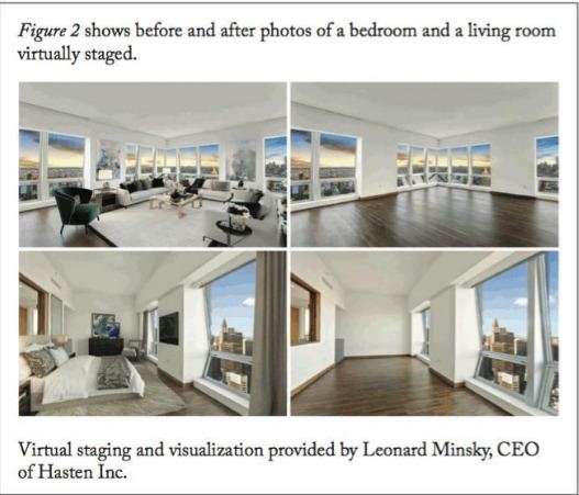 Virtual home staging