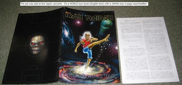 Virtual XI World Tour Virtual xi world tour book by Iron Maiden Program with tokyomusic