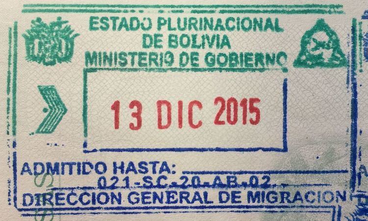 Visa policy of Bolivia