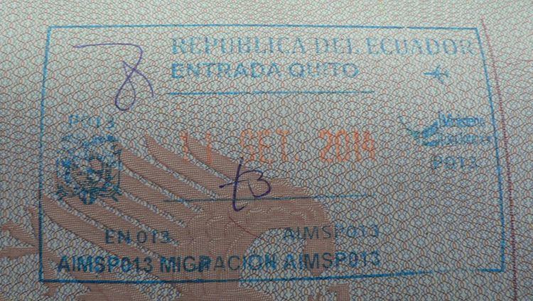 Visa policy of Ecuador