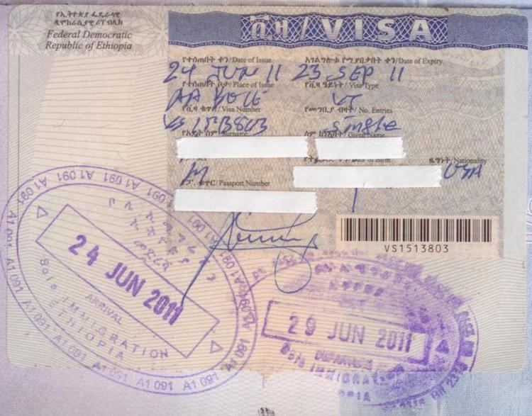 Visa policy of Ethiopia