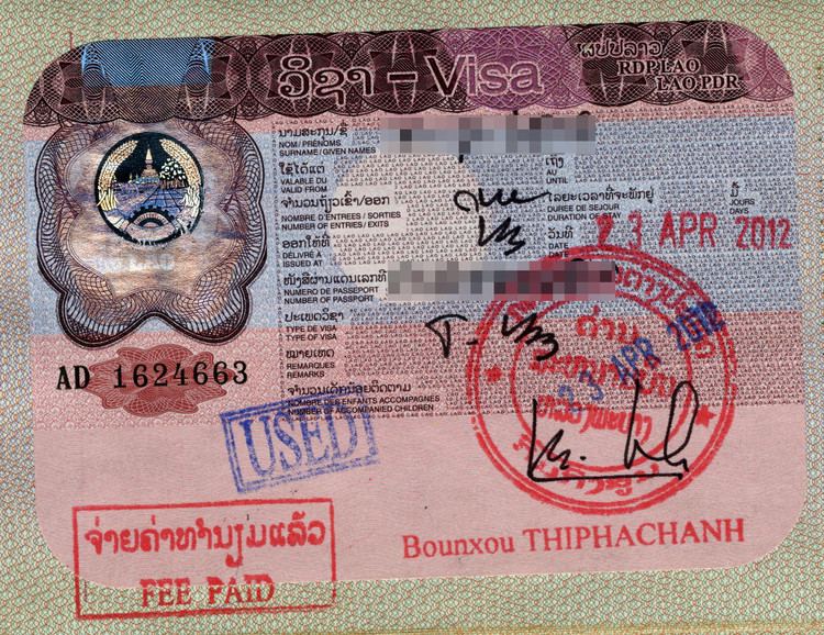 Visa policy of Laos