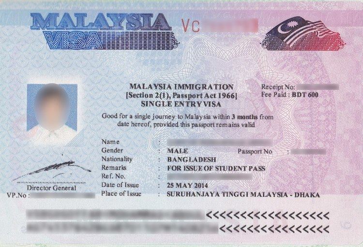 Visa policy of Malaysia