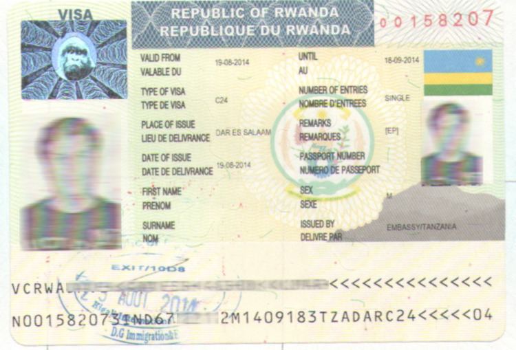 Visa policy of Rwanda