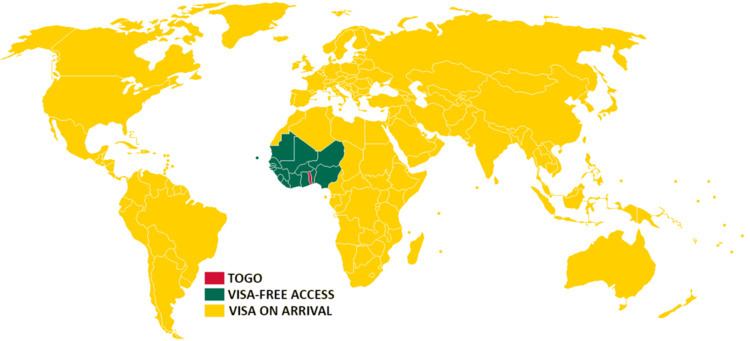 Visa policy of Togo