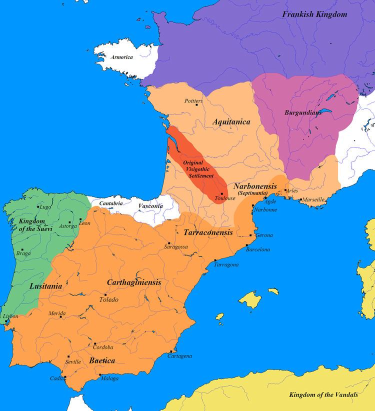 Visigothic Kingdom Visigothic Kingdom Wikipedia