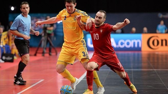 Vitaliy Kiselyov Ricardinho Portugal Vitaliy Kiselyov Ukraine Futsal EURO