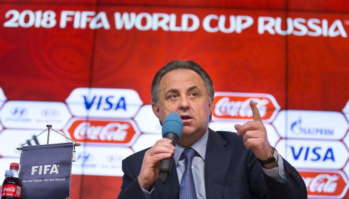 Vitaly Mutko Russia in no danger of losing 2018 World Cup says sports