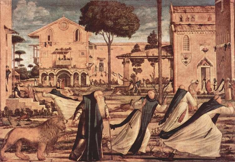 Vittore Carpaccio St Jerome and Lion in the Monastery Vittore Carpaccio