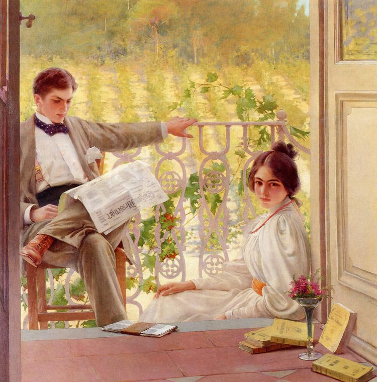 Vittorio Matteo Corcos Vittorio Matteo Corcos Italian 18591933 quotAn afternoon