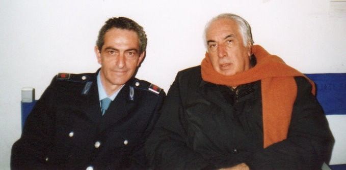 Vittorio Sindoni Nicola Natalia con Vittorio Sindoni sul set della fiction