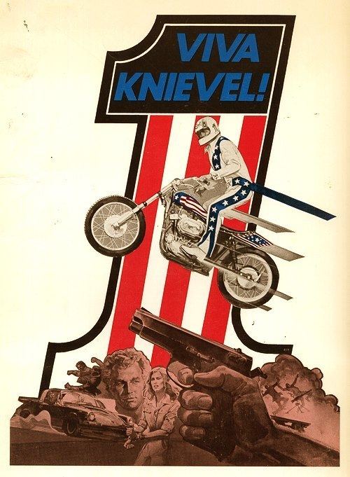 Viva Knievel! Viva Knievel Movie Poster 1977 Moto Lady