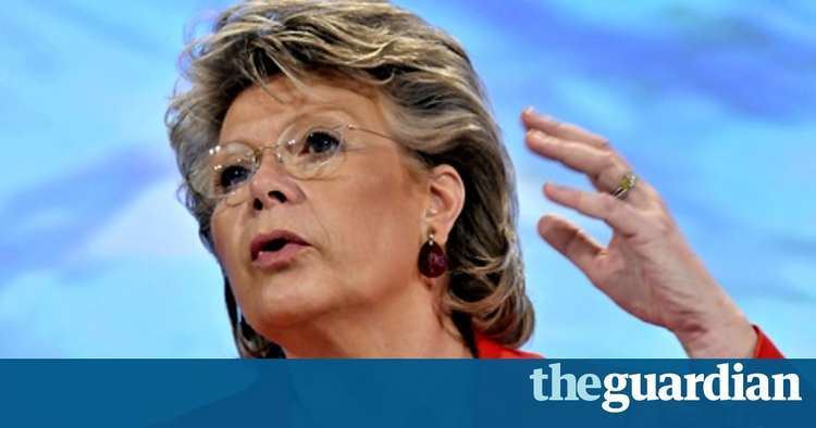 Viviane Reding Eurozone countries should form United States of Europe says EC vice