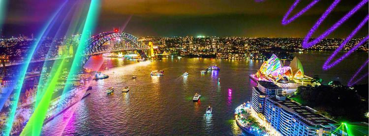 Vivid Sydney Vivid Sydney Festival Cruises Captain Cook Cruises