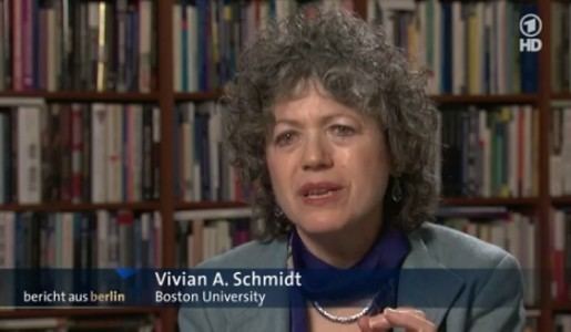 Vivien A. Schmidt VIDEO Schmidt Talks Austerity on German TV The Frederick S