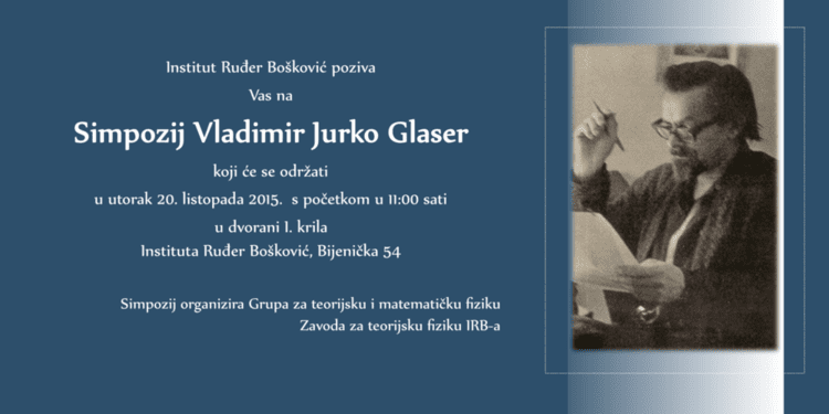 Vladimir Jurko Glaser Simpozij Vladimir Jurko Glaser Arhiva dogaaja Kalendar