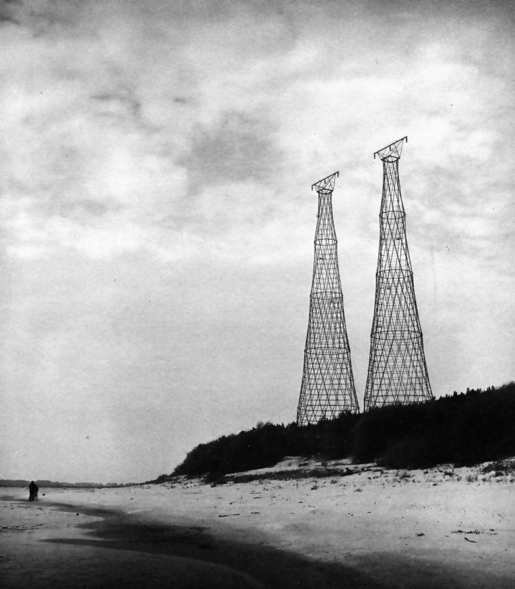 Vladimir Shukhov The Shukhov Tower on the Oka River the worlds only diagrid