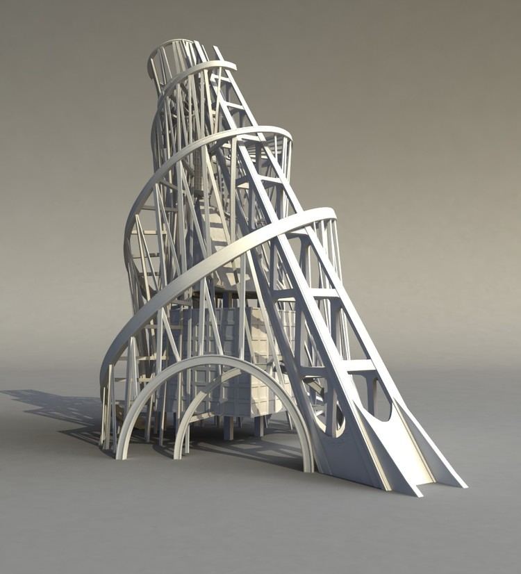 Vladimir Tatlin monument tower tatlin s 3d model architecture projects Pinterest