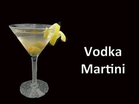 Vodka Martini Perfect Vodka Martini Cocktail Recipe YouTube