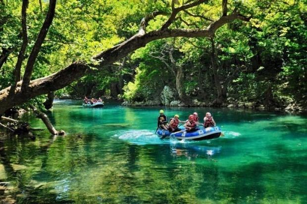 Voidomatis White Water Rafting Voidomatis River Zagorochoria Epirus Region Greece