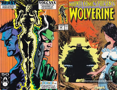 Volcana (Marvel Comics) Guide to Marvel Comics Presents 88 Cyberspace Comics