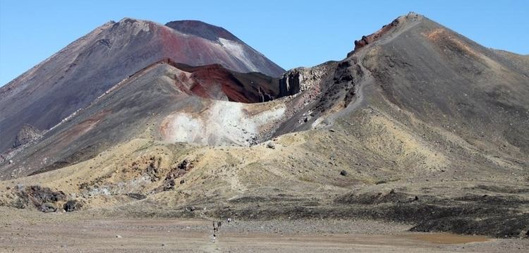 Volcanic plateau Tongariro Crossing