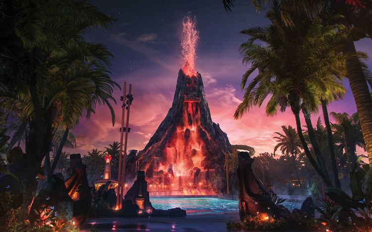 Volcano Bay Universal Orlando Close Up New Ride and Details Revealed About